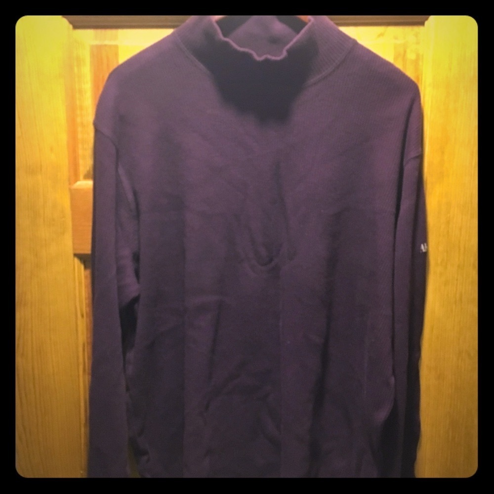 Abercrombie & Fitch Lightweight Wine Sweater